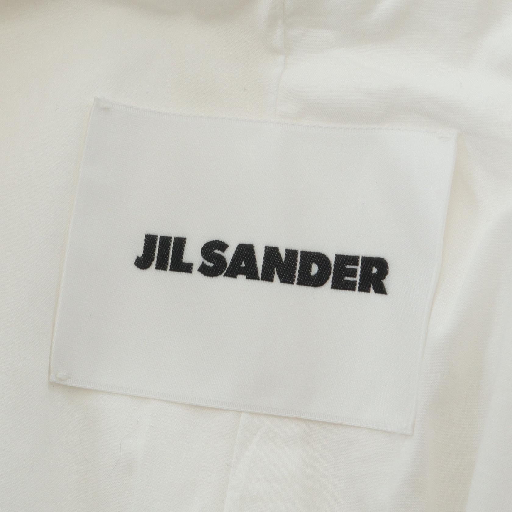 ベスト ジレ コットン ホワイト ジルサンダー トップス JIL SANDER