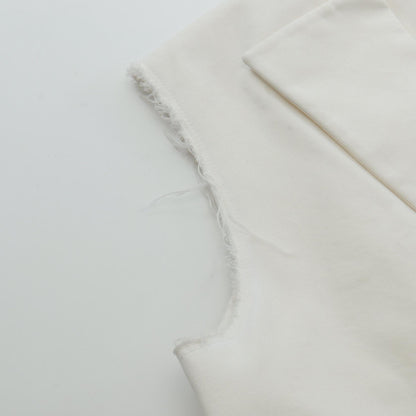 ベスト ジレ コットン ホワイト ジルサンダー トップス JIL SANDER