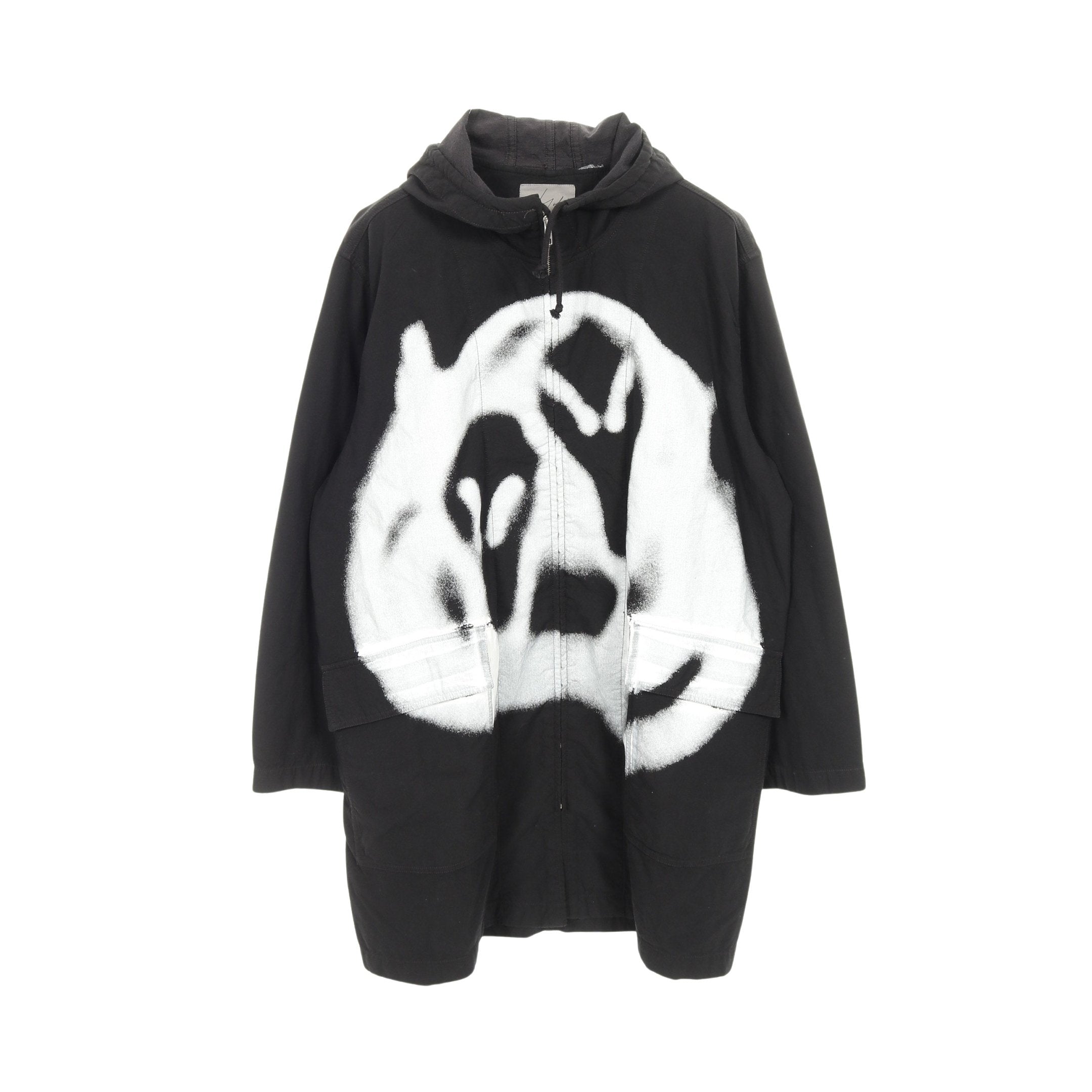 Supreme × Yohji Yamamoto ジップアップパーカー バックロゴ コットン