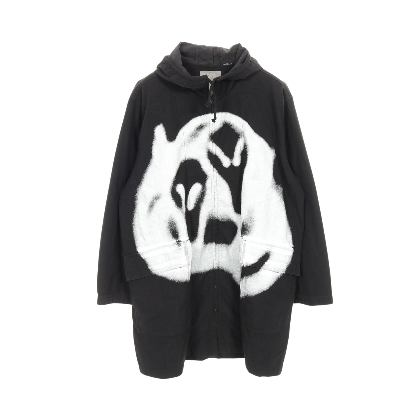 Supreme × Yohji Yamamoto ジップアップパーカー バックロゴ コットン ブラック シュプリーム トップス Supreme