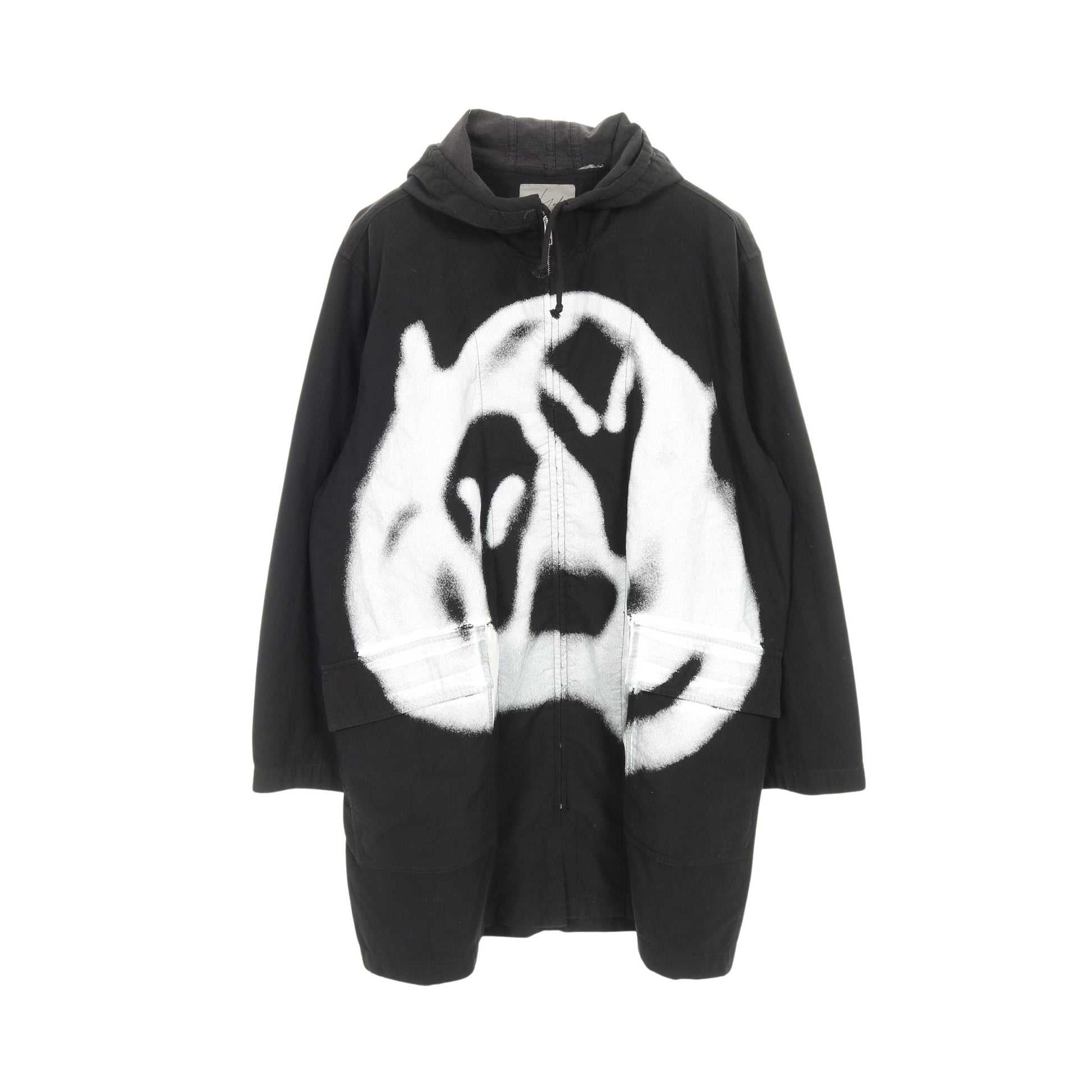 Supreme × Yohji Yamamoto ジップアップパーカー バックロゴ コットン ブラック シュプリーム トップス Supreme