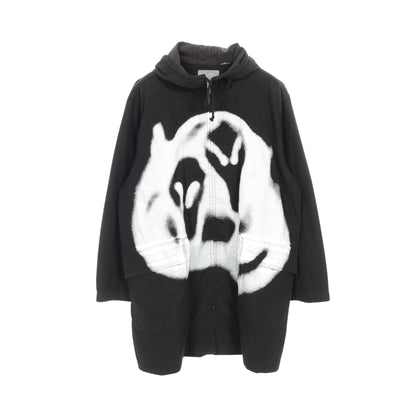 Supreme × Yohji Yamamoto ジップアップパーカー バックロゴ コットン ブラック シュプリーム トップス Supreme
