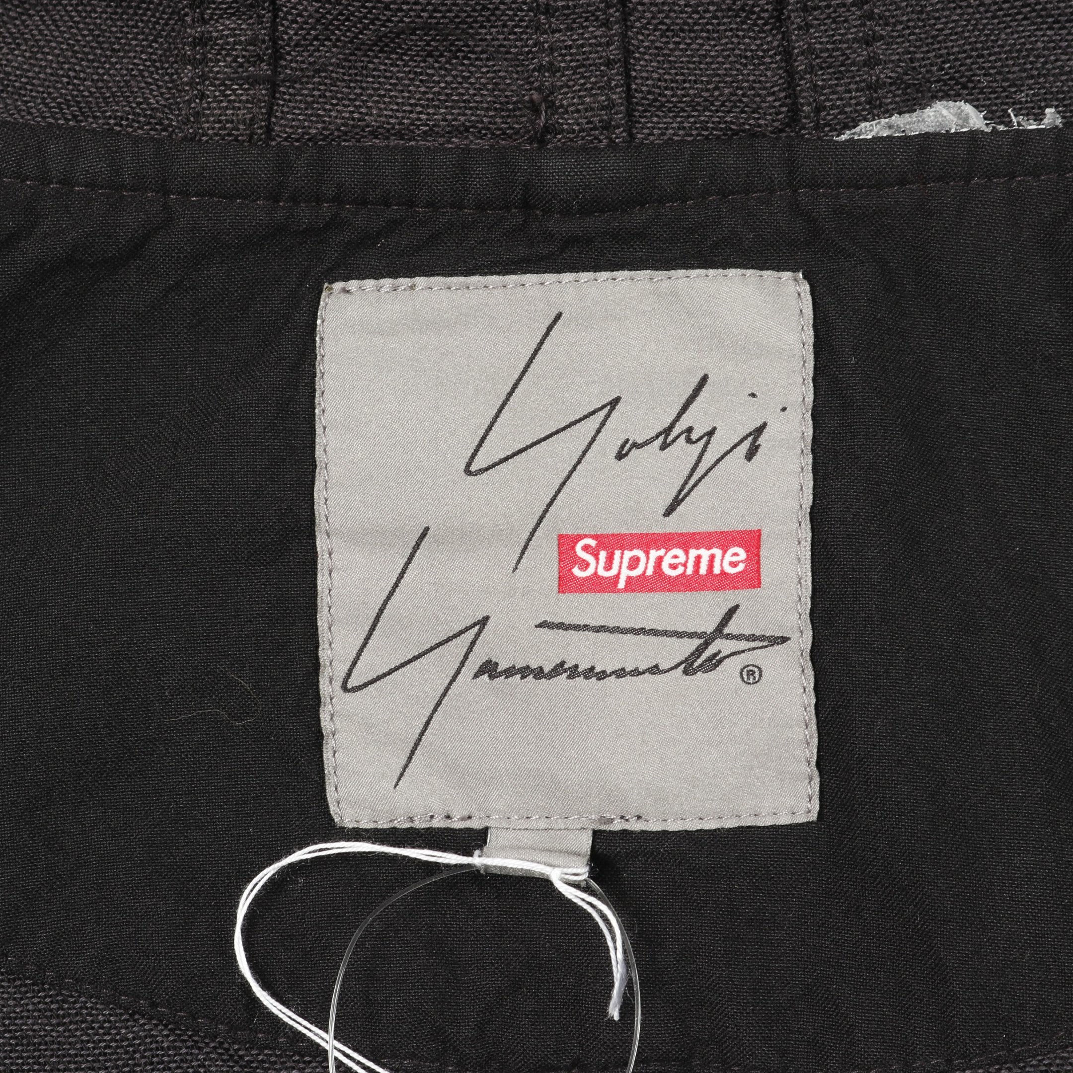 Supreme × Yohji Yamamoto ジップアップパーカー バックロゴ コットン