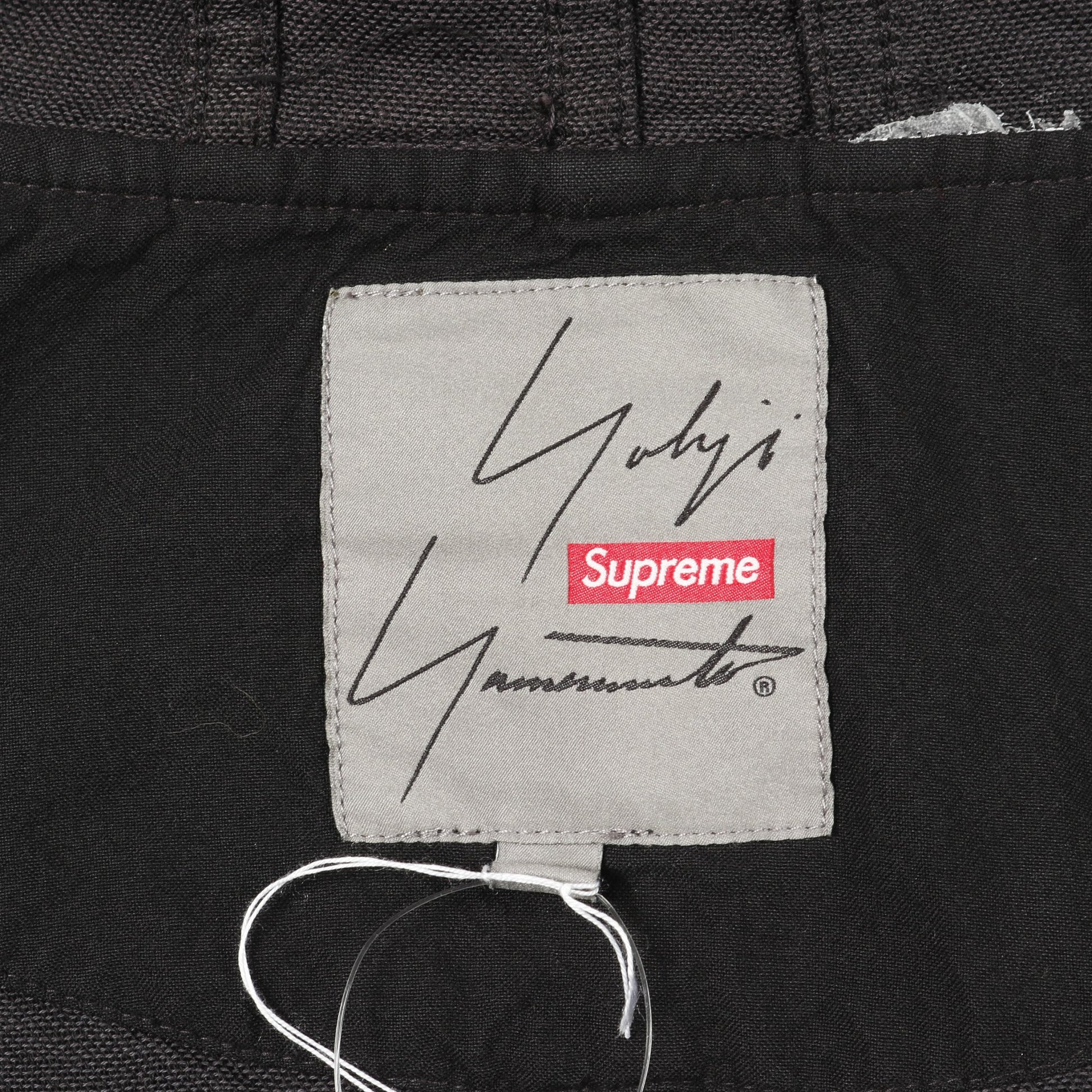 Supreme × Yohji Yamamoto ジップアップパーカー バックロゴ コットン ブラック シュプリーム トップス Supreme