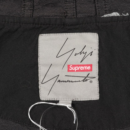 Supreme × Yohji Yamamoto ジップアップパーカー バックロゴ コットン ブラック シュプリーム トップス Supreme