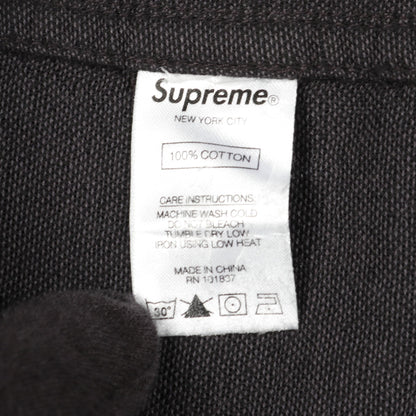Supreme × Yohji Yamamoto ジップアップパーカー バックロゴ コットン ブラック シュプリーム トップス Supreme