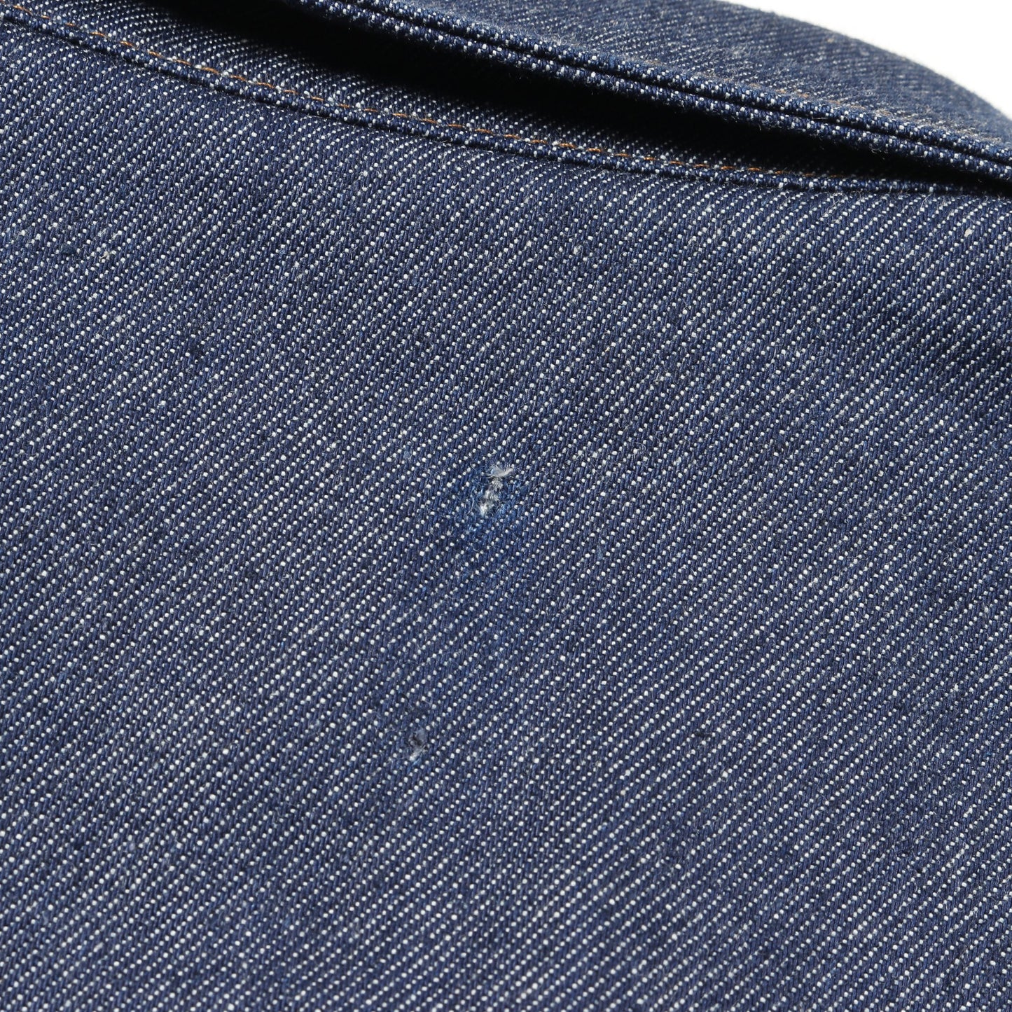 ハートロゴ刺繍 デニムシャツ 長袖 コットン インディゴブルー アミアレクサンドルマテュッシ トップス AMI Alexandre Mattiussi