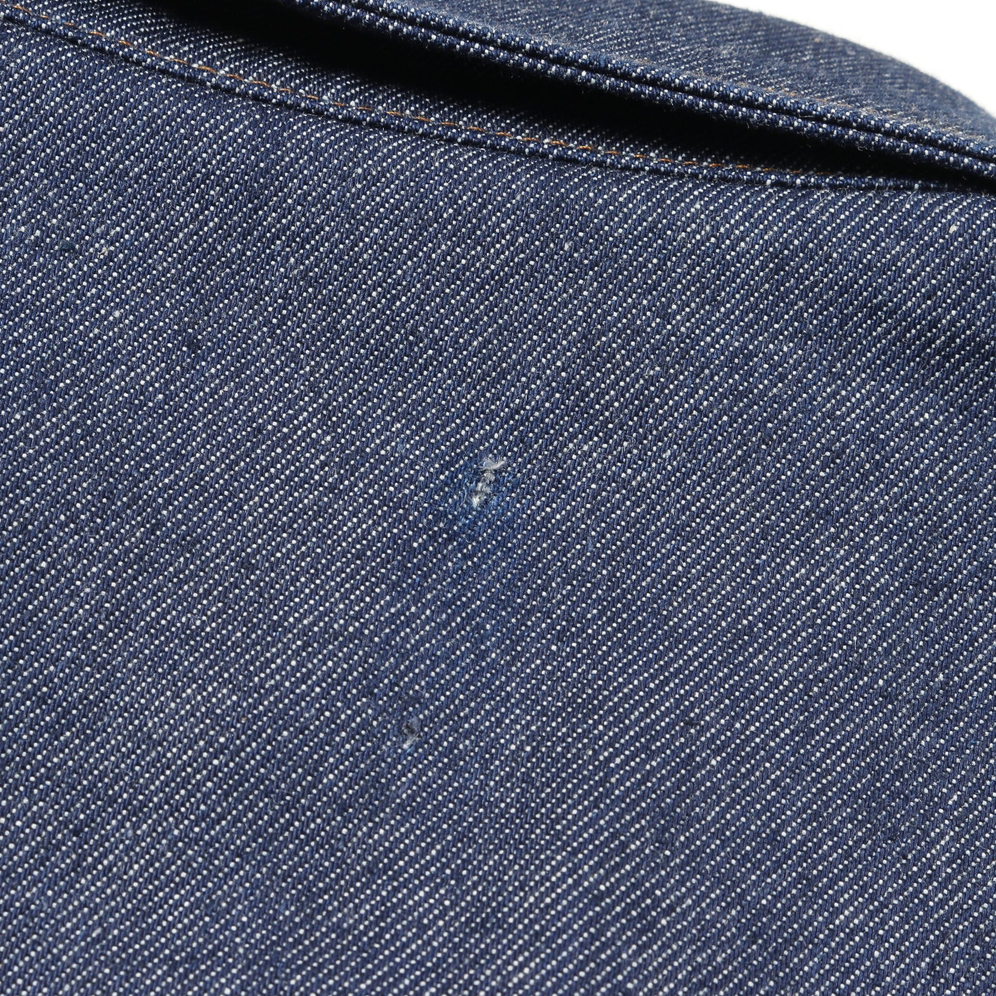 ハートロゴ刺繍 デニムシャツ 長袖 コットン インディゴブルー アミアレクサンドルマテュッシ トップス AMI Alexandre Mattiussi