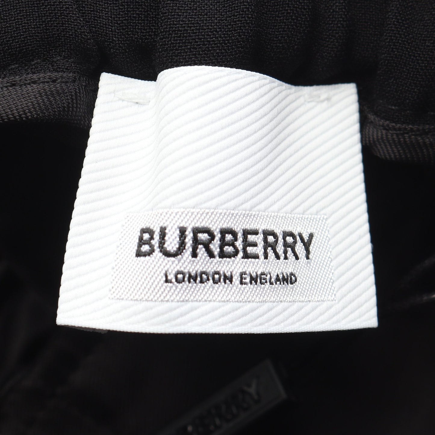 パンツ ジョガーパンツ ロゴ刺繍 ビスコース ブラック 裾ジップ バーバリー ボトムス BURBERRY