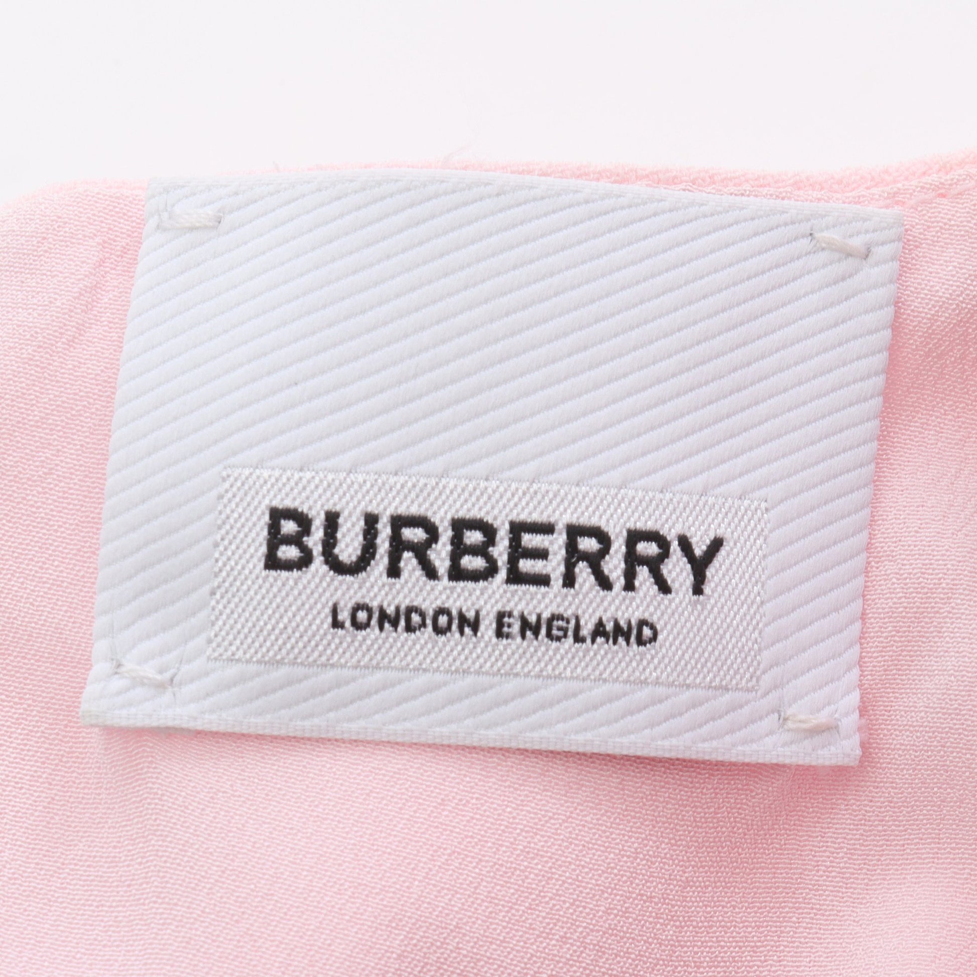 ドレスワンピース ノースリーブ ライトピンク マント バーバリー ワンピース BURBERRY