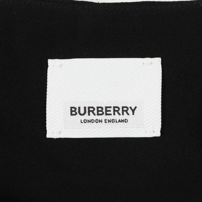 ワンピース ノースリーブ ビスコース ブラック バーバリー ワンピース BURBERRY