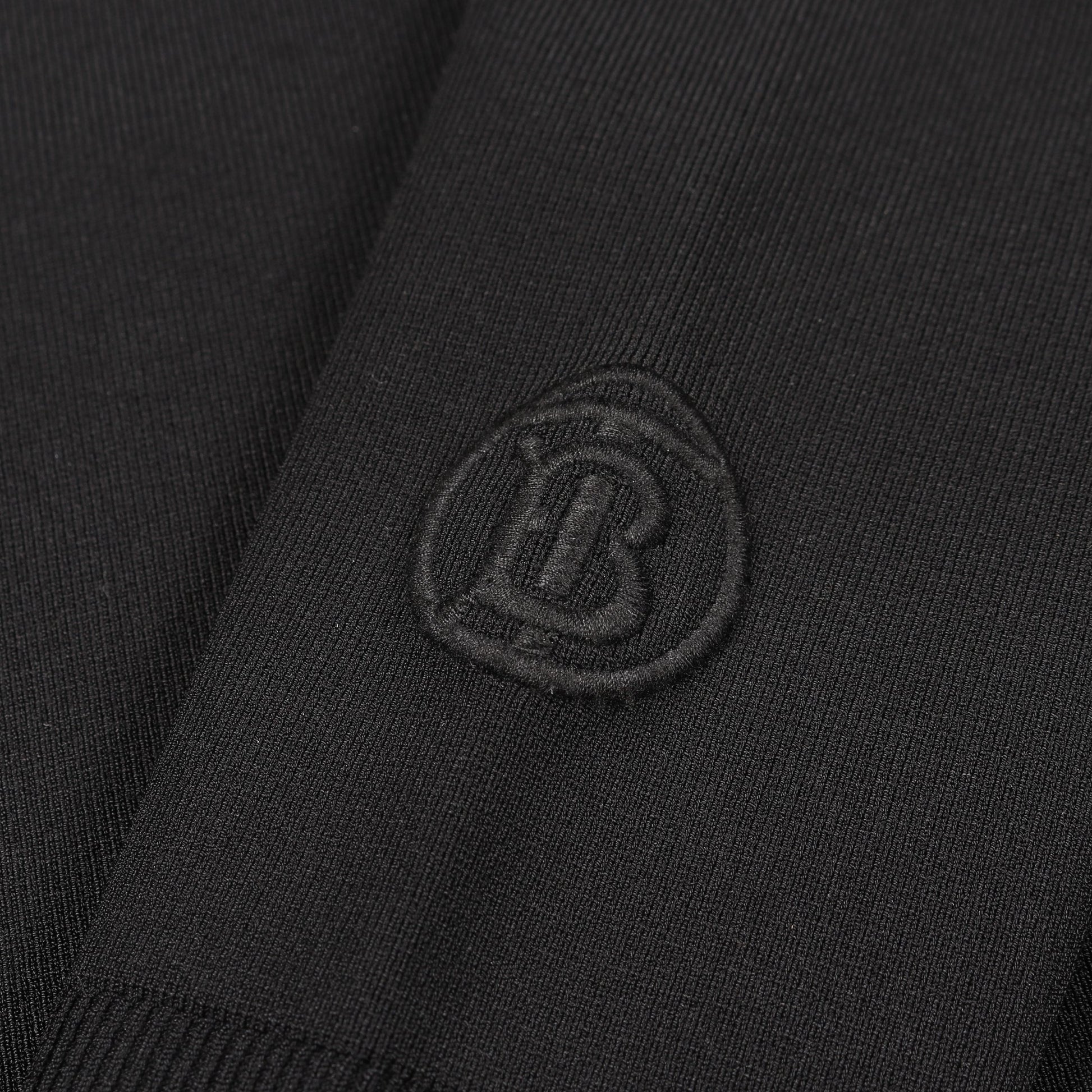 ニットワンピース ロゴ刺繍 ナイロン ブラック バーバリー ワンピース BURBERRY