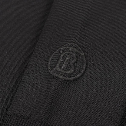 ニットワンピース ロゴ刺繍 ナイロン ブラック バーバリー ワンピース BURBERRY