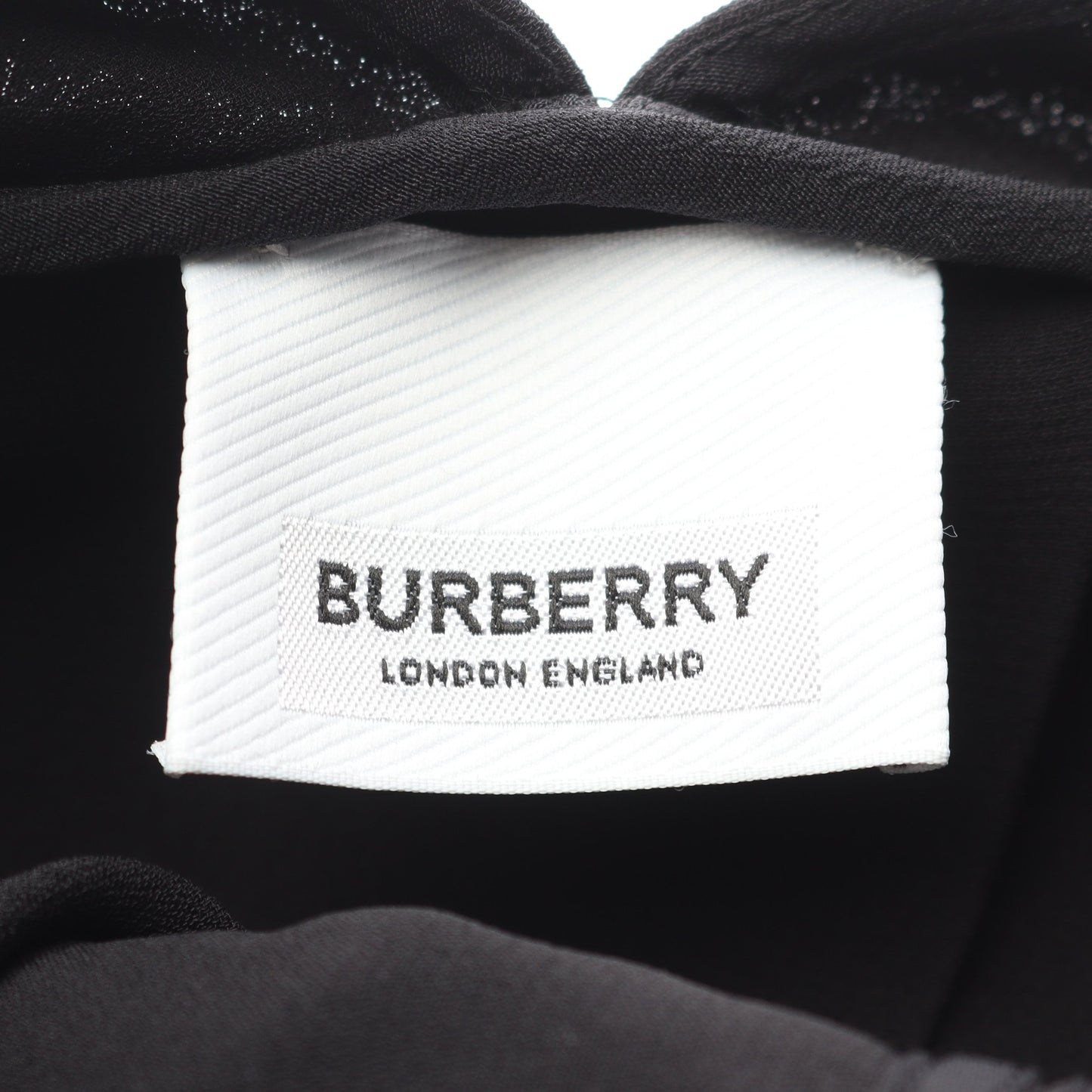 Emelia Pleated ワンピース シルク ブラック 袖ファスナー バーバリー ワンピース BURBERRY