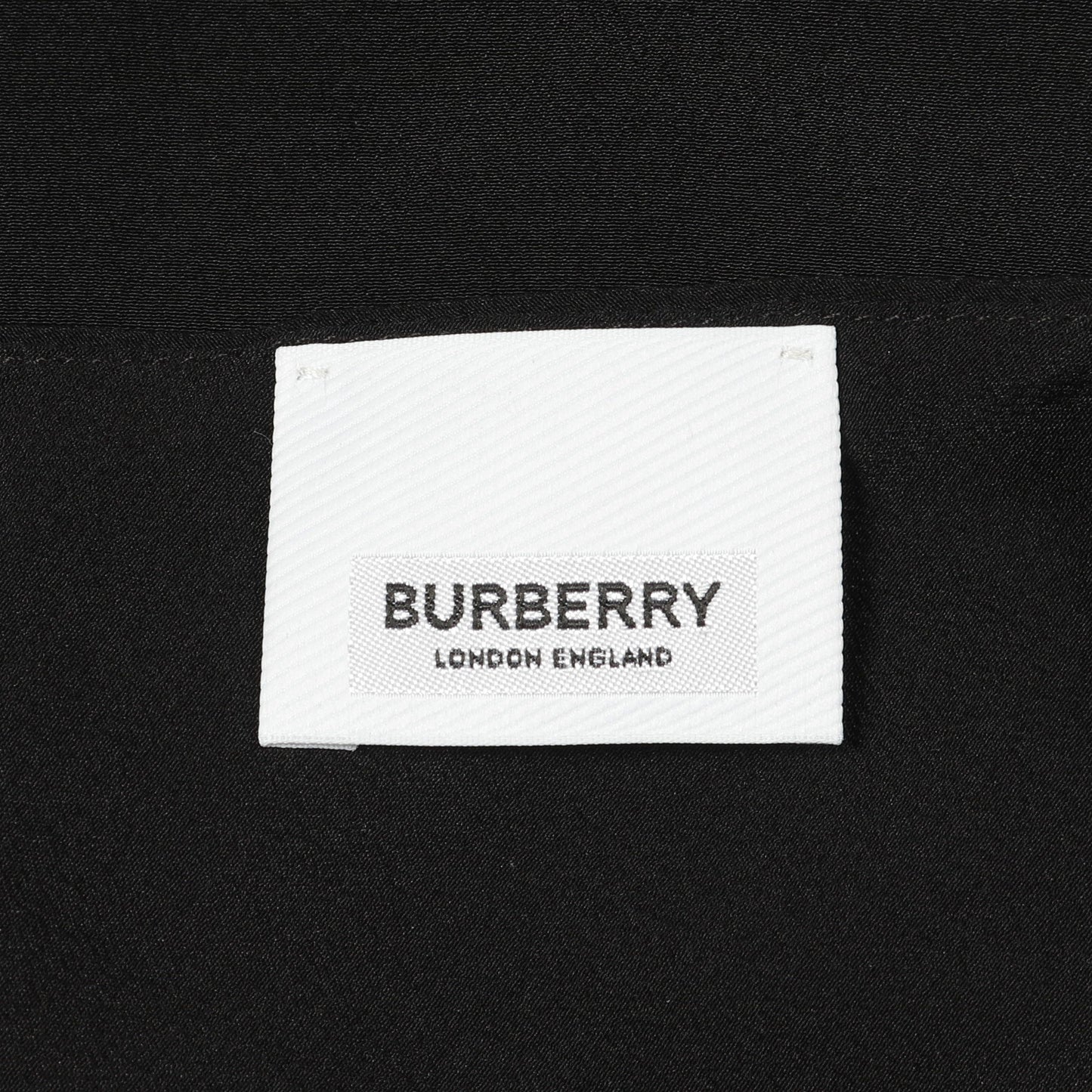 ワンピース プリント シルク ホワイト ブラック ブラウン アシメントリー バーバリー ワンピース BURBERRY