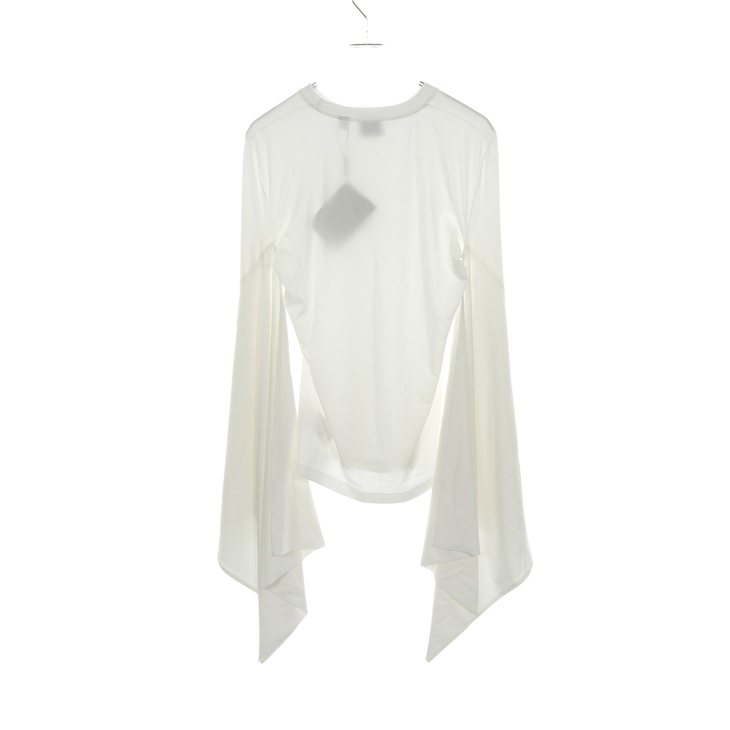 カットソー Tシャツ ビスコース ホワイト 変形デザイン バーバリー トップス BURBERRY