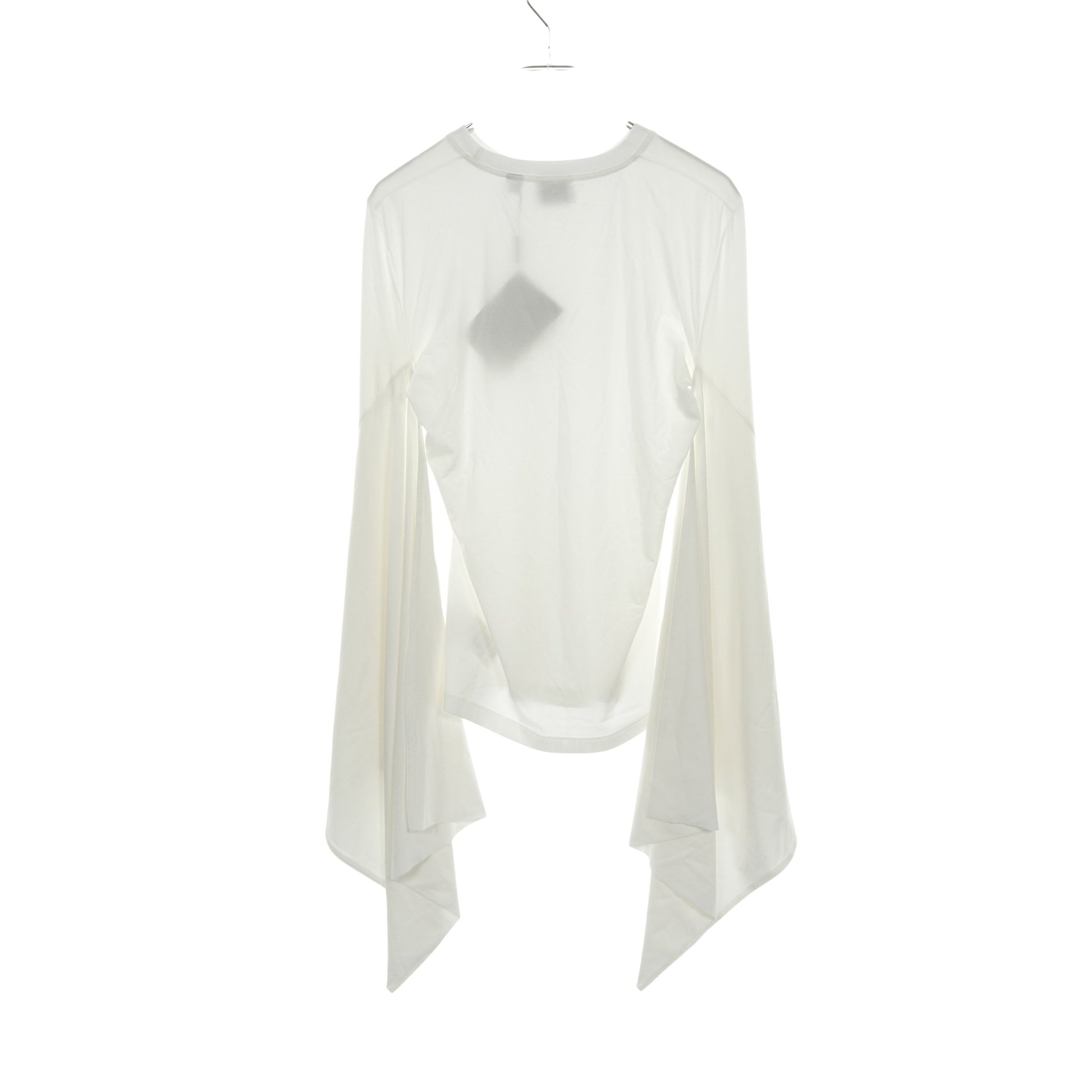 カットソー Tシャツ ビスコース ホワイト 変形デザイン バーバリー トップス BURBERRY