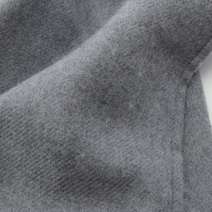 ケープ ポンチョ チェック ウール グレー リバーシブル バーバリー アウター BURBERRY