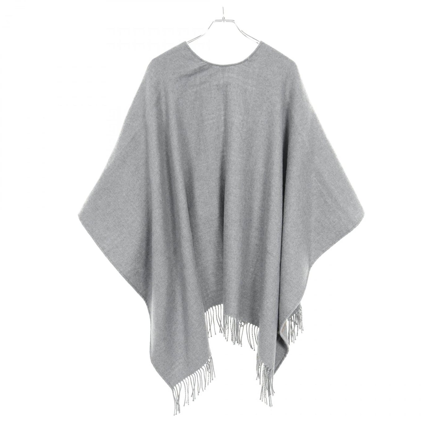 ケープ ポンチョ チェック ウール グレー リバーシブル バーバリー アウター BURBERRY