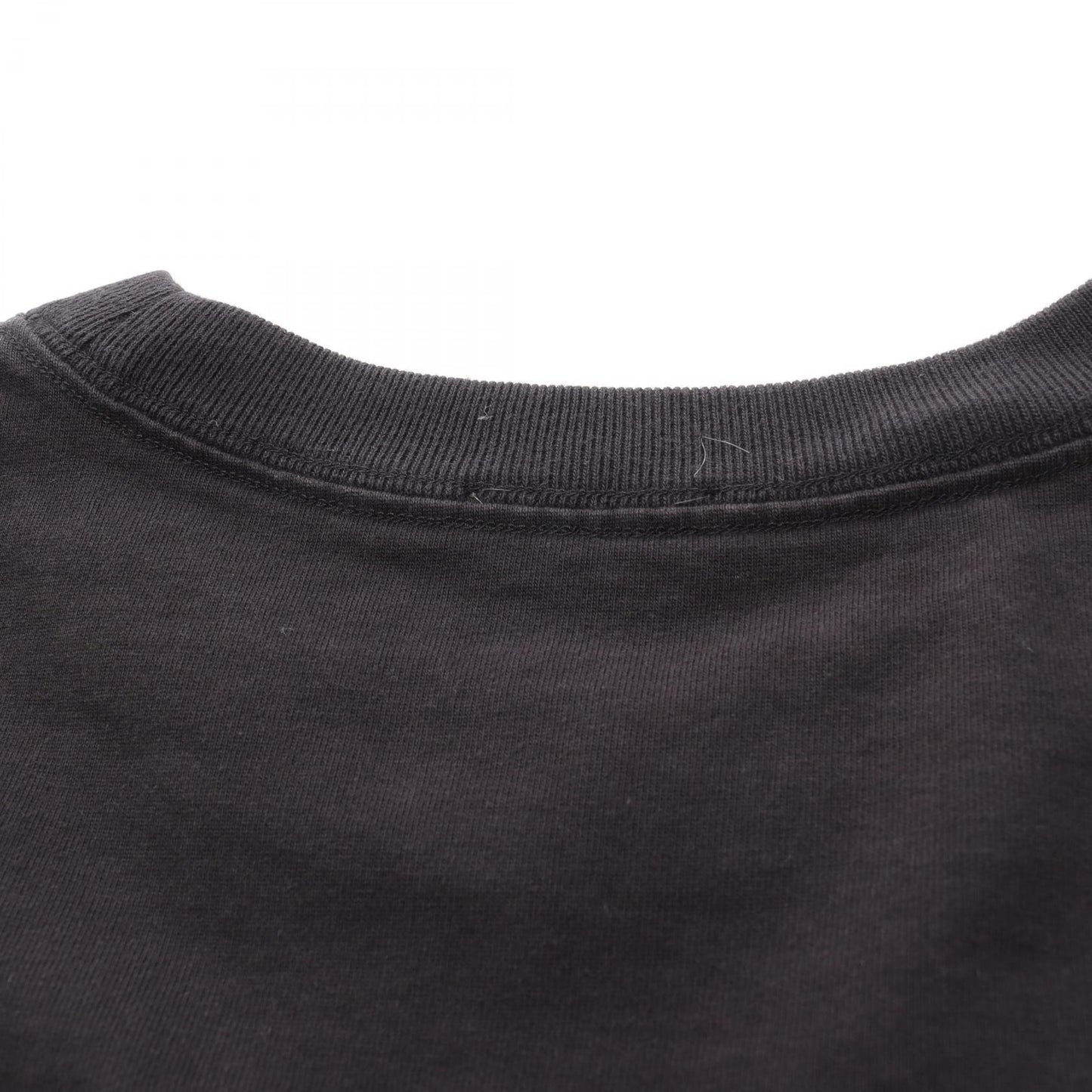 Tシャツ クルーネック 半袖 ロゴ刺繍 コットン ブラック ディオール トップス DIOR