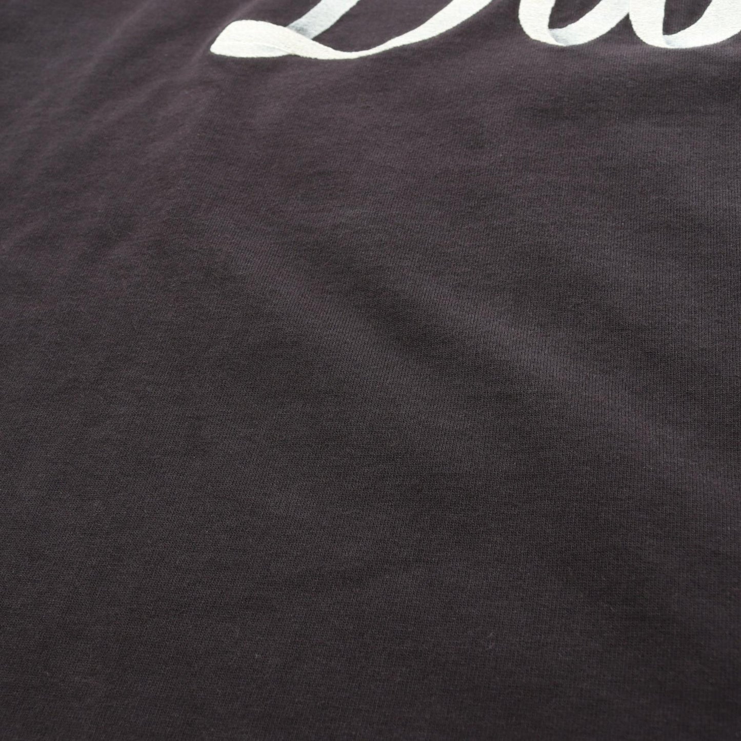 Tシャツ クルーネック 半袖 ロゴ刺繍 コットン ブラック ディオール トップス DIOR