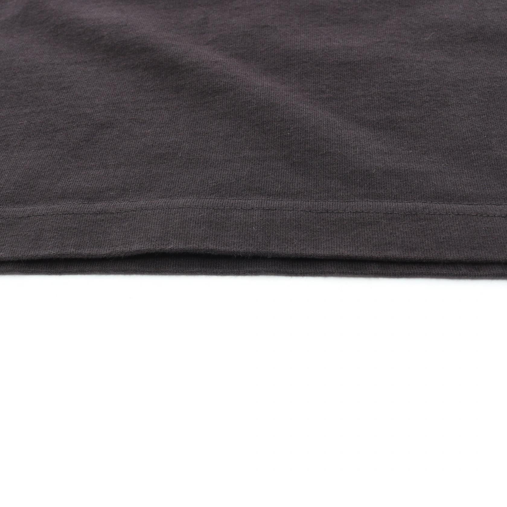 Tシャツ クルーネック 半袖 ロゴ刺繍 コットン ブラック ディオール