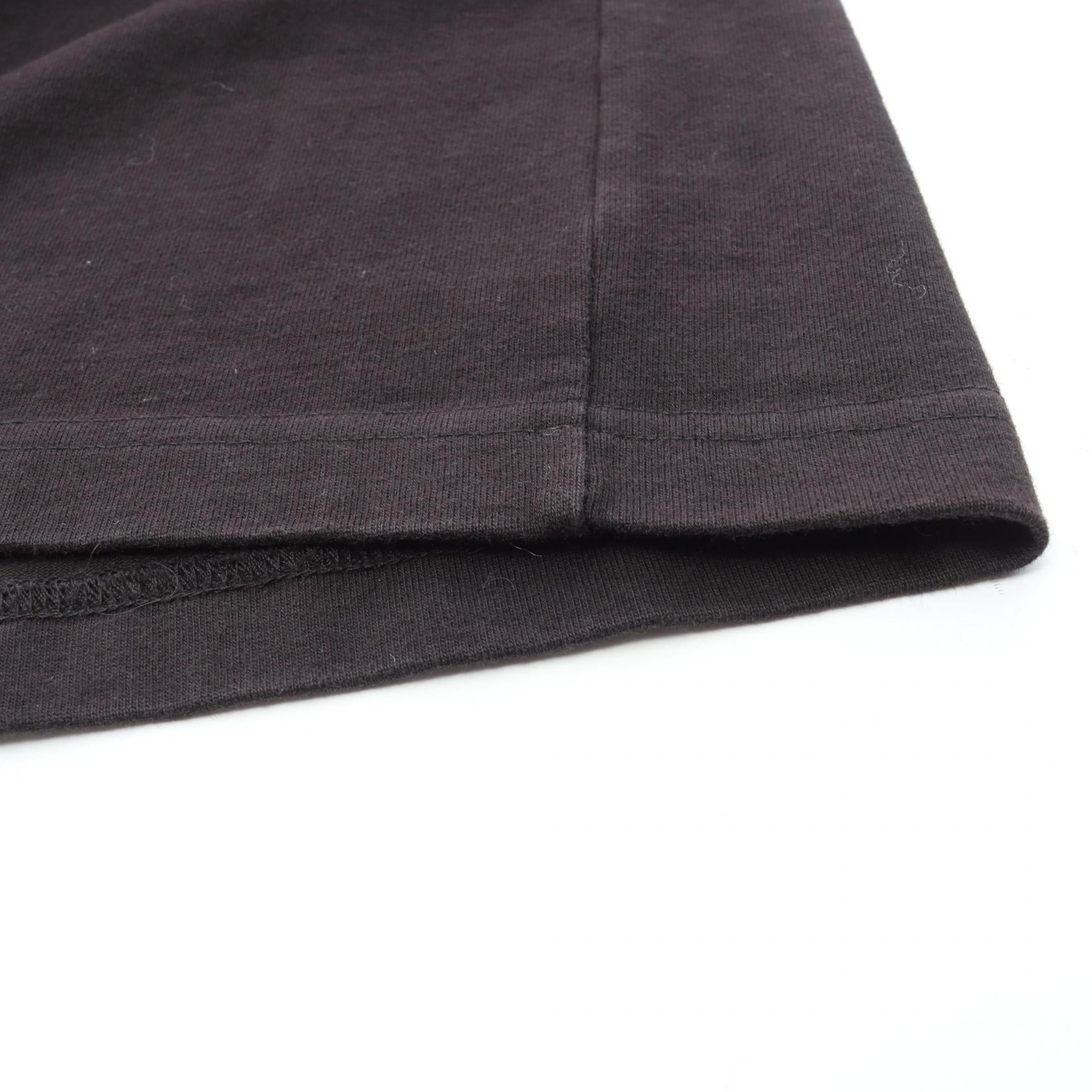 Tシャツ クルーネック 半袖 ロゴ刺繍 コットン ブラック ディオール トップス DIOR