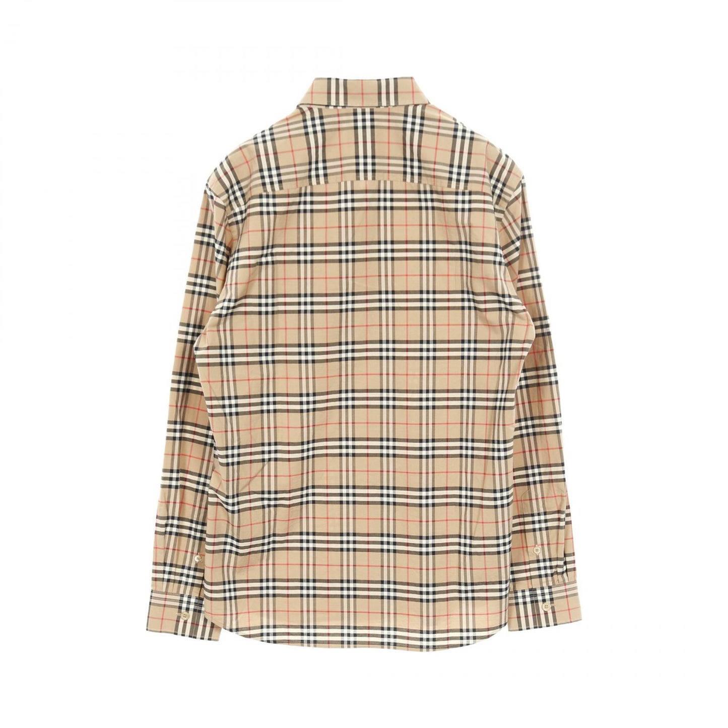 ノバチェック シャツ 長袖 コットン ベージュ マルチカラー バーバリー トップス BURBERRY
