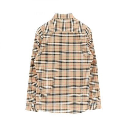 ノバチェック シャツ 長袖 コットン ベージュ マルチカラー バーバリー トップス BURBERRY