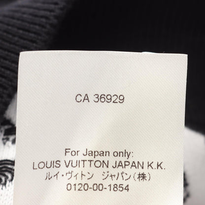 モノグラムグラディエント フーディ プルオーバーパーカー コットン ブラック ホワイト ルイヴィトン トップス LOUIS VUITTON