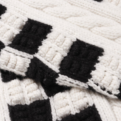 ココマークボタン ニット カシミヤ ホワイト ブラック シャネル トップス CHANEL