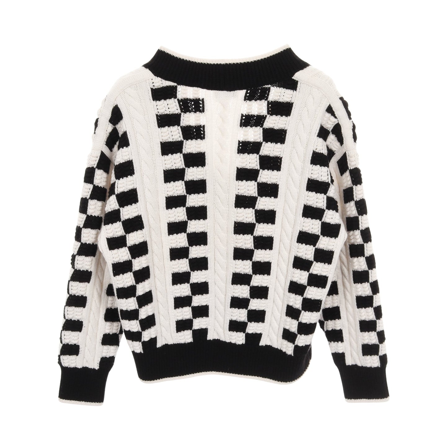ココマークボタン ニット カシミヤ ホワイト ブラック シャネル トップス CHANEL