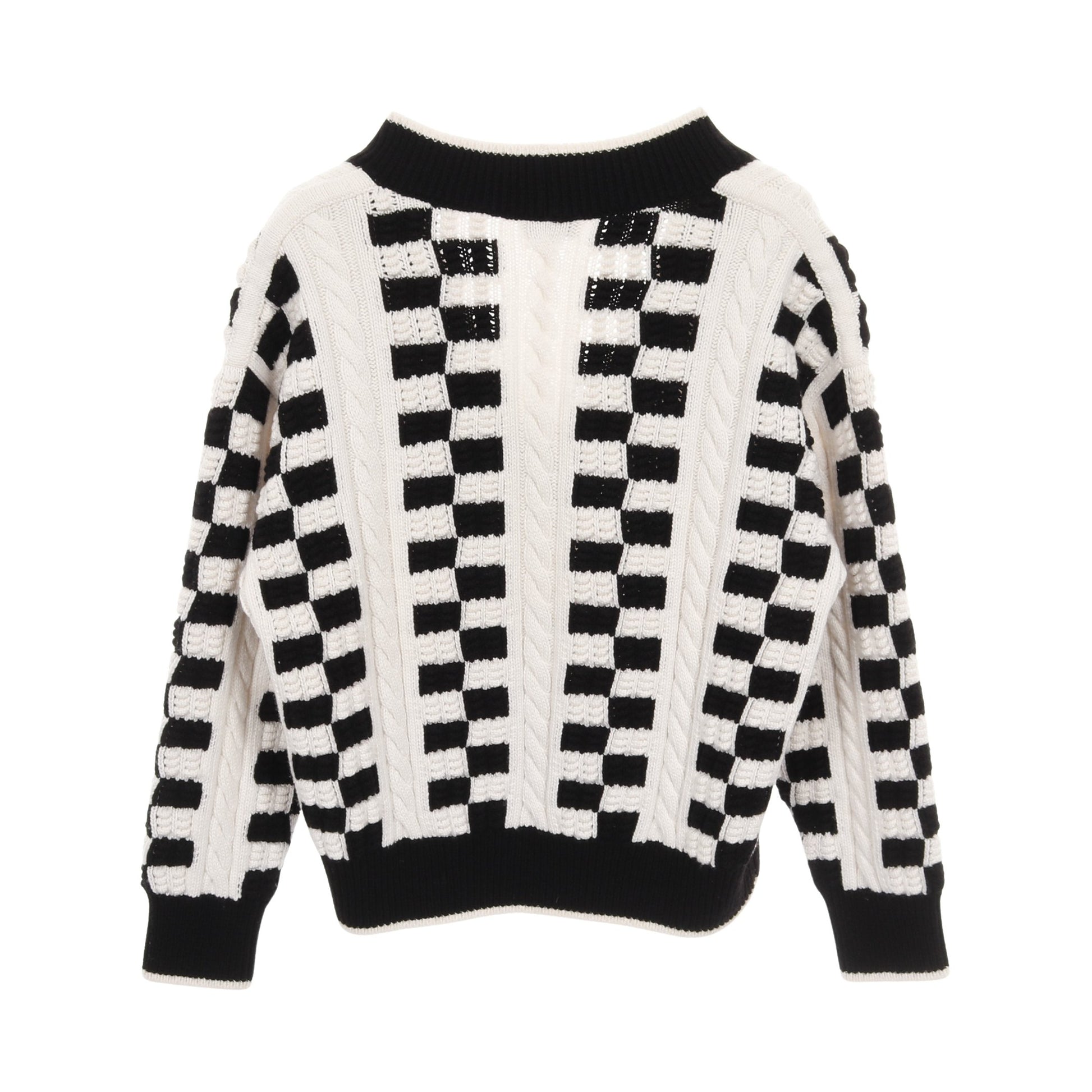 ココマークボタン ニット カシミヤ ホワイト ブラック シャネル トップス CHANEL