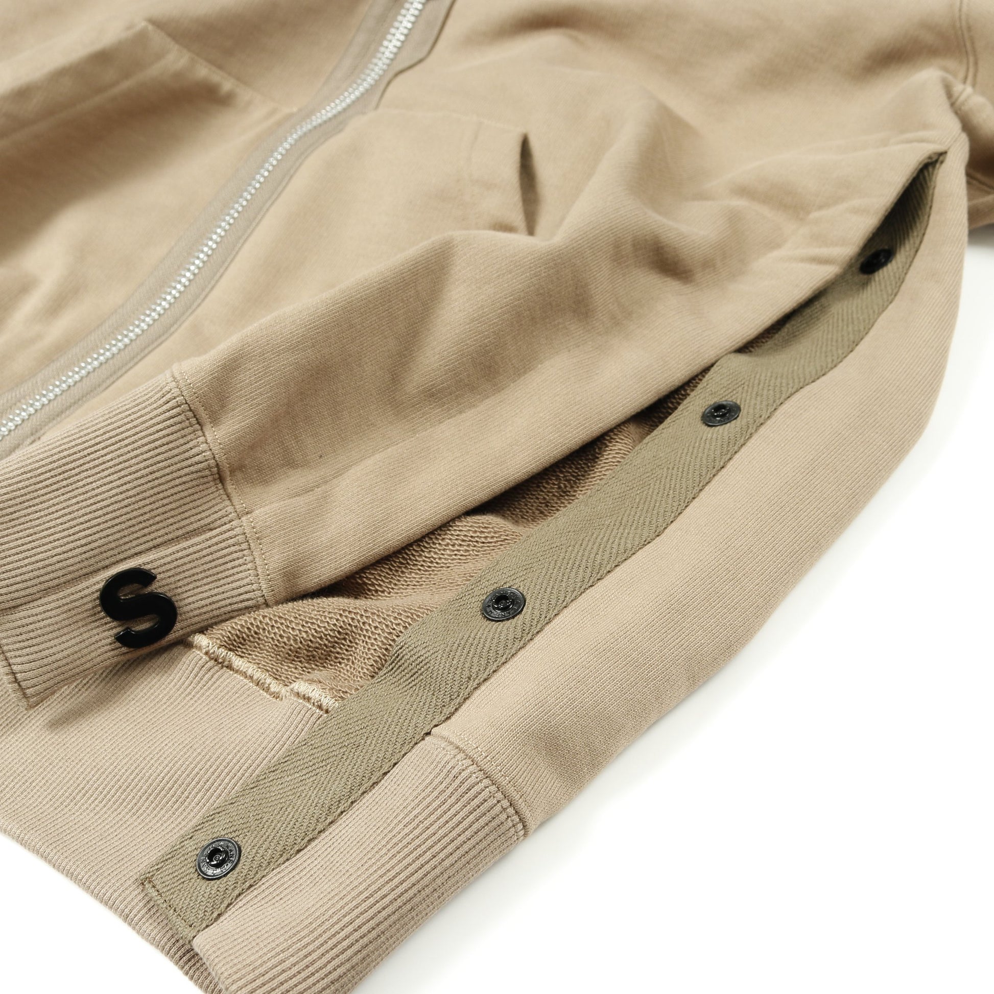 ジップアップパーカー コットン ブラウン サカイ トップス sacai