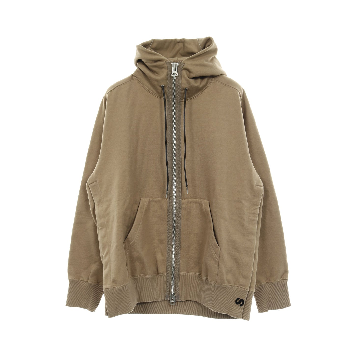 ジップアップパーカー コットン ブラウン サカイ トップス sacai