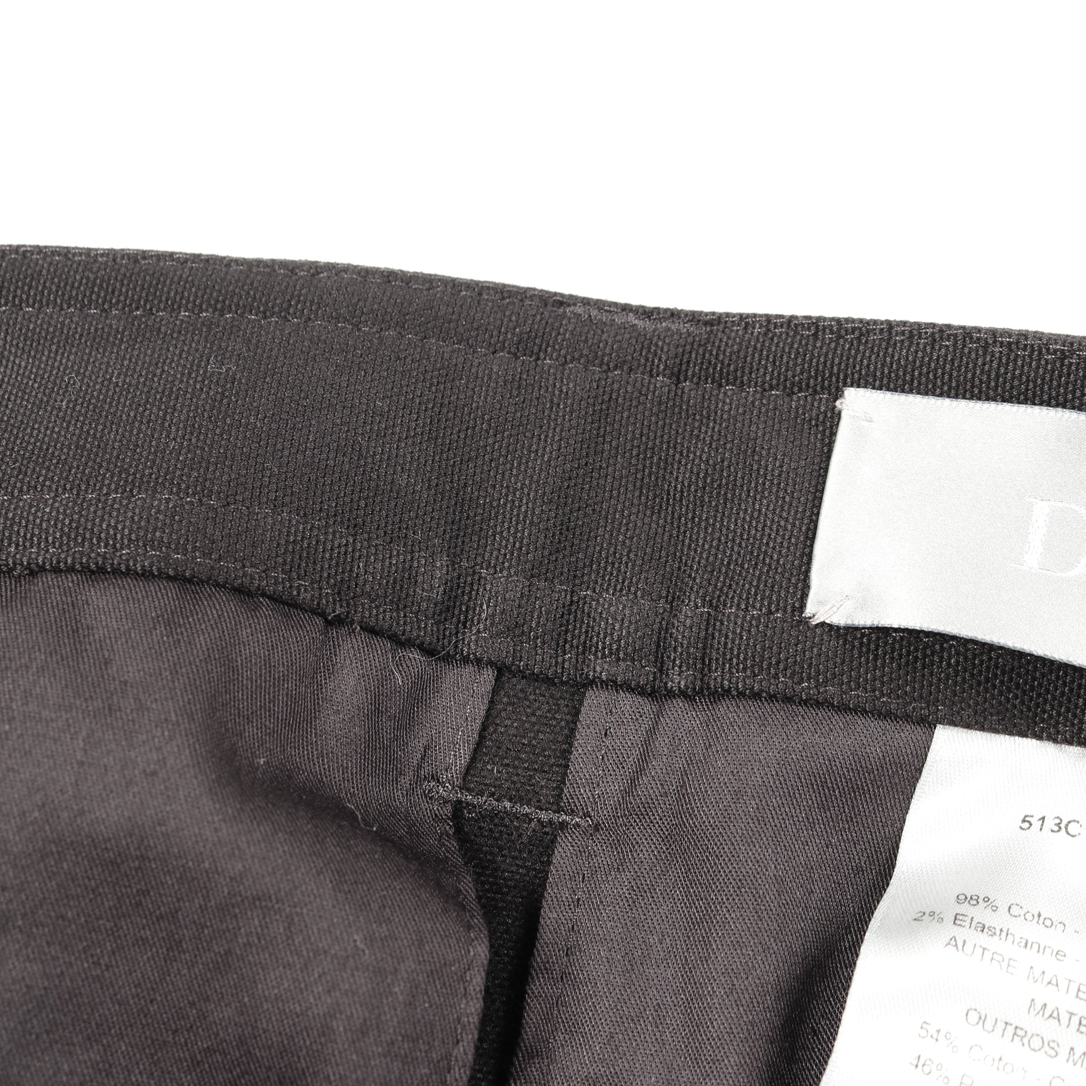 DIOR AND LEWIS HAMILTON カーゴパンツ コットン ブラック 切替