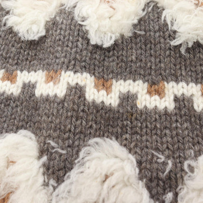 グリポアボタン ニットワンピース ハイネック ウール ヤク カシミヤ グレー ホワイト ブラウン シャネル ワンピース CHANEL
