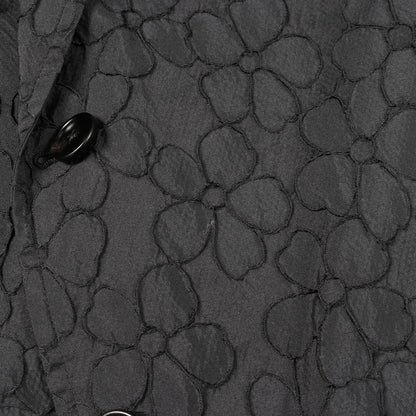 テーラードジャケット 花柄 ブラック エルメス アウター HERMES