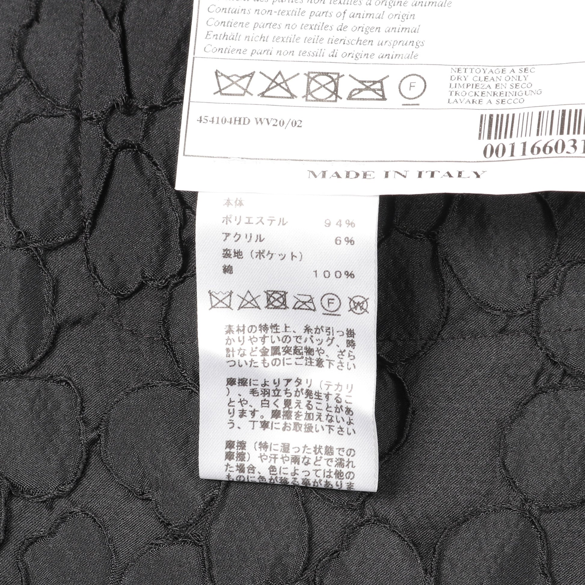 テーラードジャケット 花柄 ブラック エルメス アウター HERMES