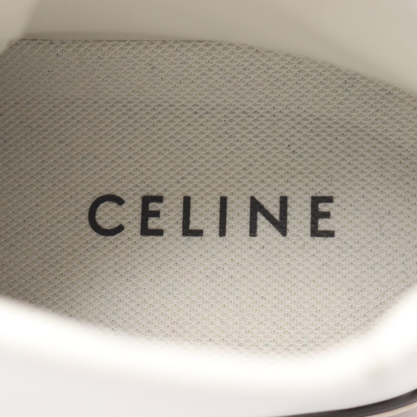 トリオンフ ハイカットスニーカー レザー ホワイト セリーヌ シューズ CELINE