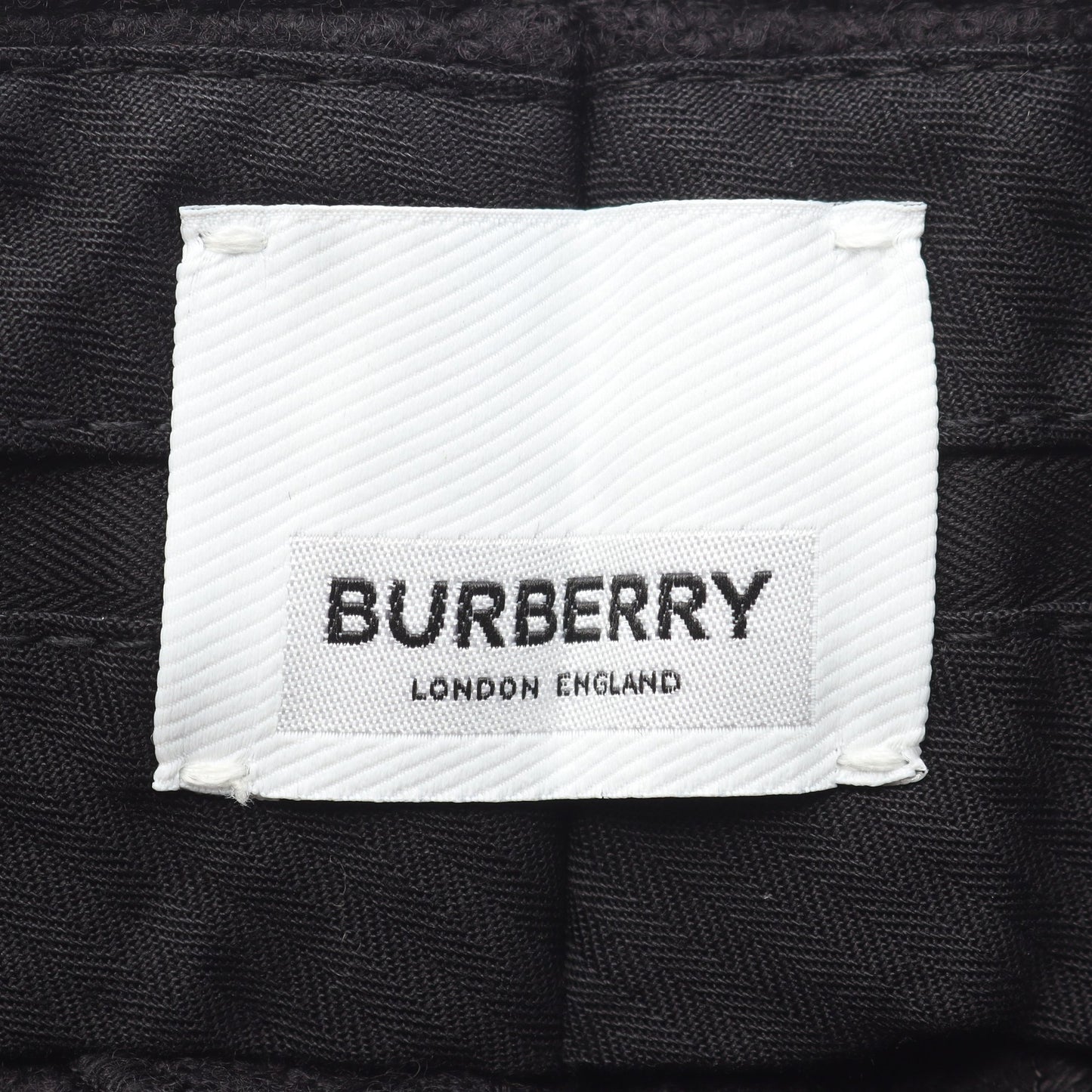 ハーフ パンツ ウール ブラック フリンジ バーバリー ボトムス BURBERRY