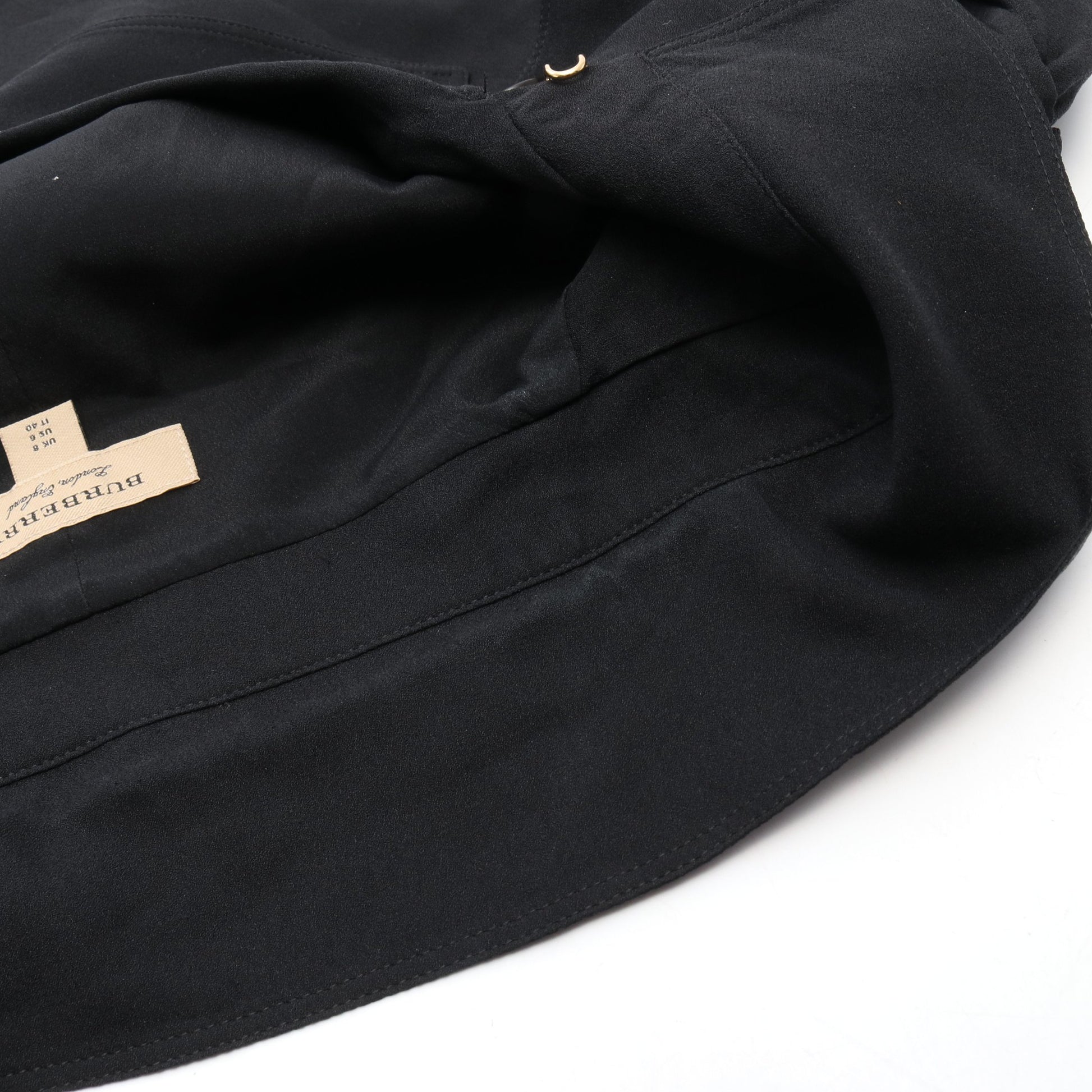ワンピース シルク ブラック バーバリー ワンピース BURBERRY