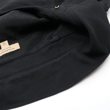 ワンピース シルク ブラック バーバリー ワンピース BURBERRY