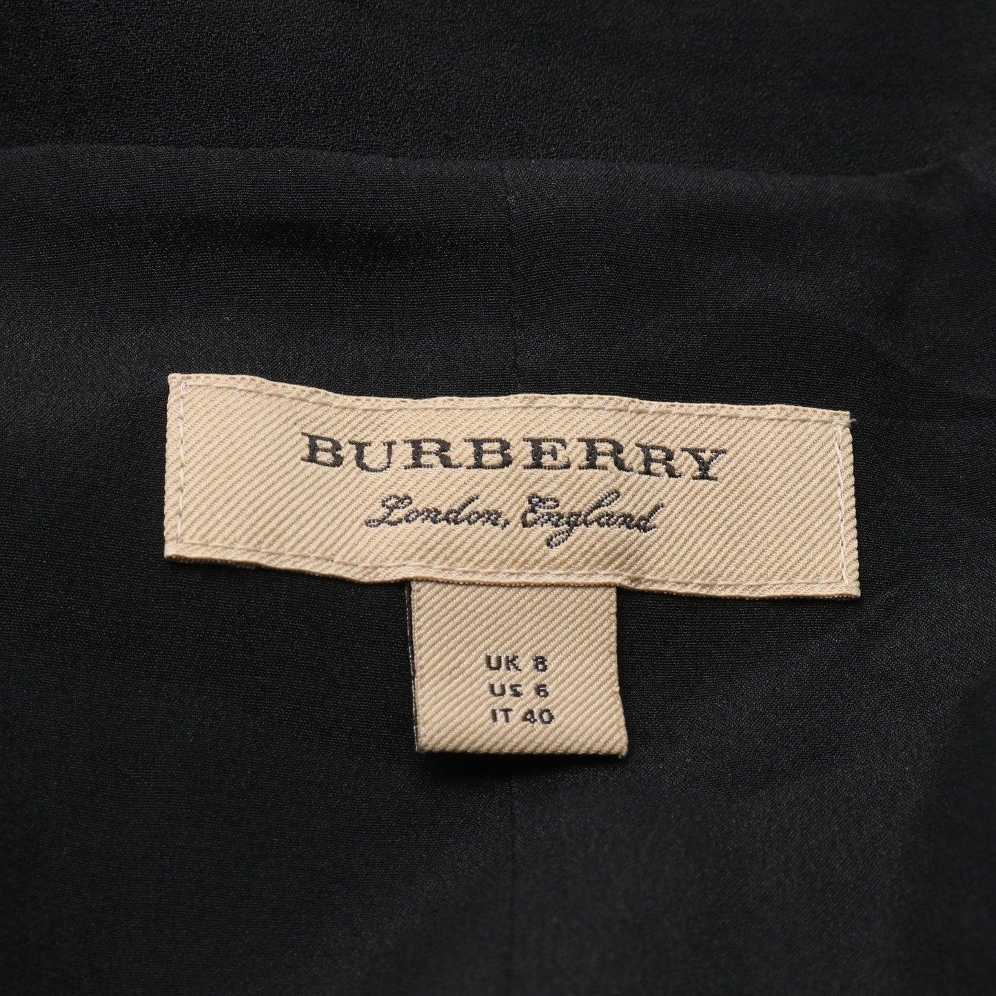 ワンピース シルク ブラック バーバリー ワンピース BURBERRY