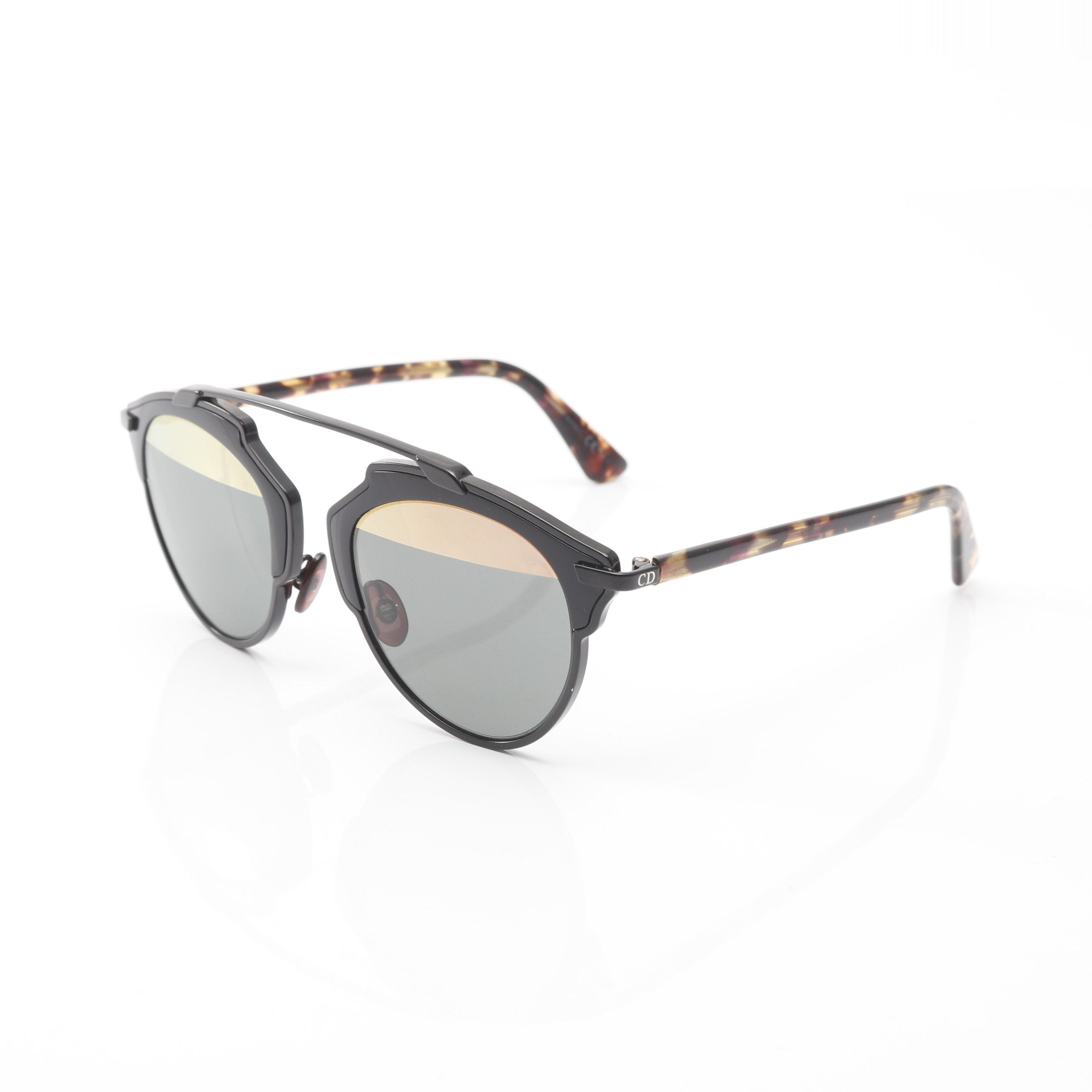 サングラス ブラック ブラウン べっ甲柄 クリスチャンディオール