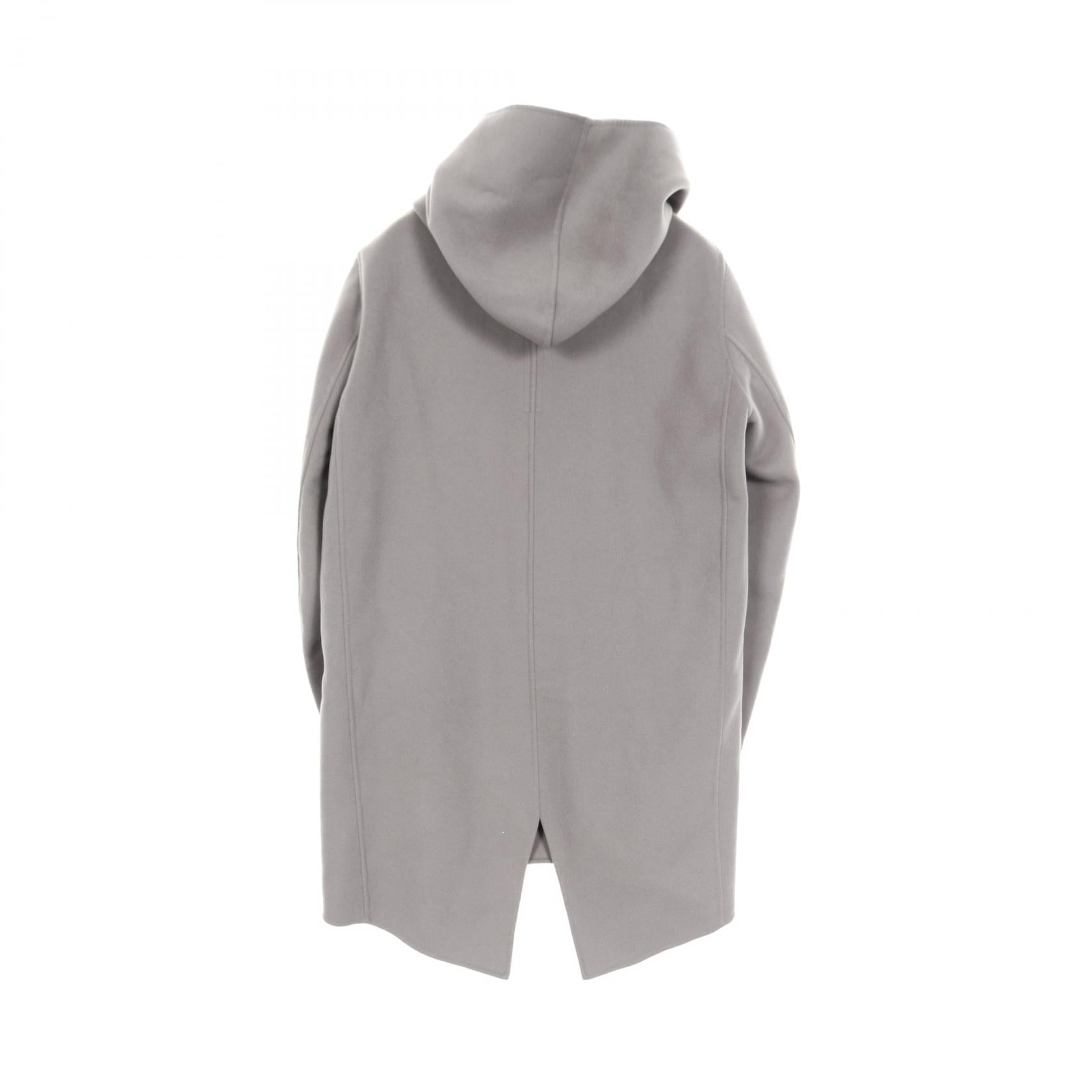 コート ウール グレー フード付き ジップアップ リックオウエンス – RECLO