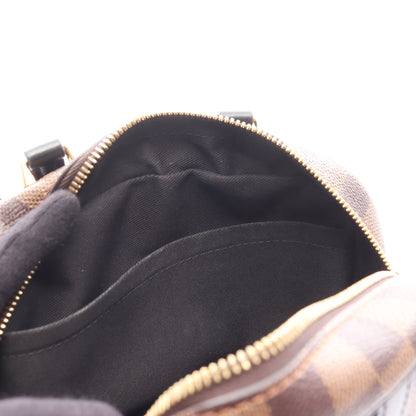 ヴァリゼット スープルBB ダミエエベヌ ハンドバッグ PVC レザー ブラウン ブラック 3WAY ルイヴィトン バッグ LOUIS VUITTON