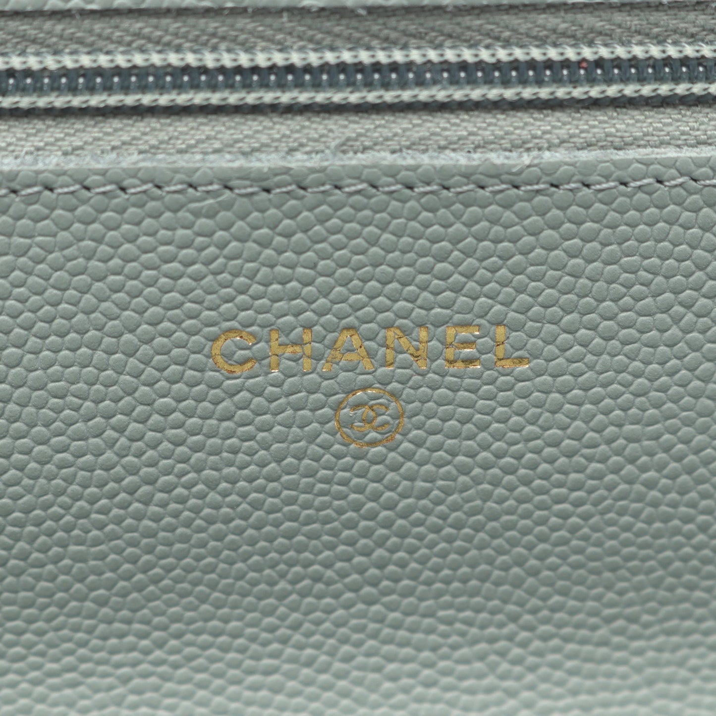 マトラッセ チェーンウォレット キャビアスキン ライトグリーン ゴールド金具 シャネル バッグ CHANEL