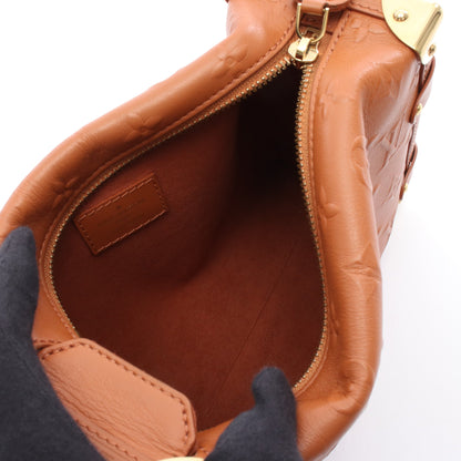 サイドトランク モノグラム タン ハンドバッグ レザー ブラウン 2WAY ルイヴィトン バッグ LOUIS VUITTON