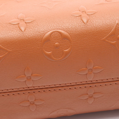 サイドトランク モノグラム タン ハンドバッグ レザー ブラウン 2WAY ルイヴィトン バッグ LOUIS VUITTON